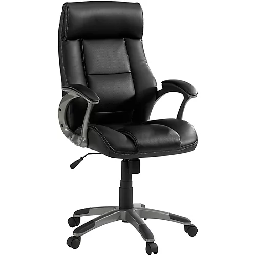 SAUDER WOODWORKING CO. Manager Chair Leather Black