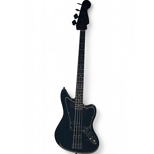 Used Fender FSR Blackout Jaguar Ebony Electric Bass Guitar Ebony