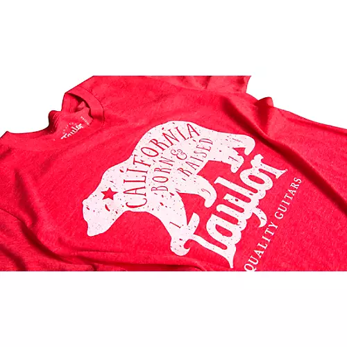 Taylor California Bear T-Shirt Medium Red