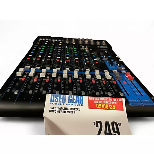 Used Yamaha MG12XU Unpowered Mixer