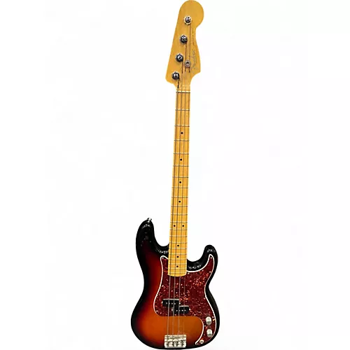 Used 2010 Fender American Standard Precision Bass 3 Color Sunburst Electric Bass Guitar 3 Color Sunburst