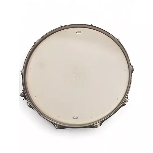 Used DW 14in BLACK NICKEL SNARE Black AND NICKEL Drum Black AND NICKEL 33