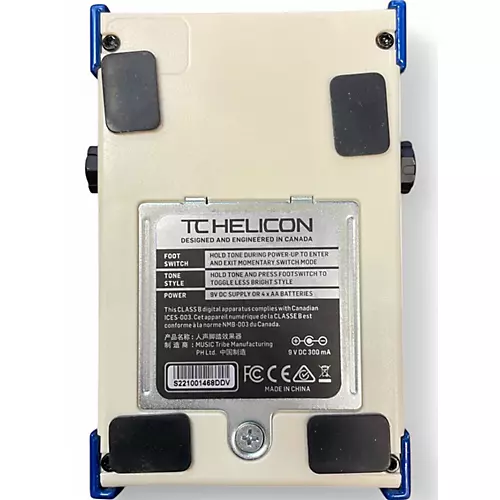 Used TC Helicon Harmony Singer Effect Processor