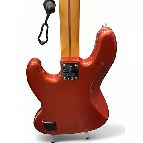 Used Fender Player Plus Active Jazz Bass BURNT CANDY APPLE RED Electric Bass Guitar BURNT CANDY APPLE RED