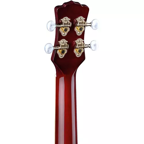 Luna Flora Concert Ukulele Transparent Purple Flame Maple