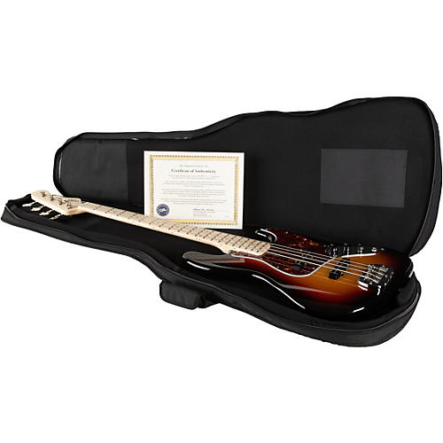 G&L Fullerton Deluxe JB With Maple Fretboard Electric Bass 3-Tone Sunburst