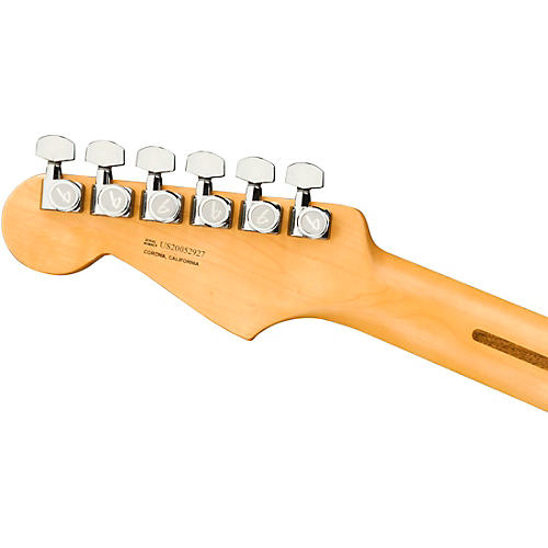 Fender American Ultra Luxe Stratocaster Maple Fingerboard Electric Guitar Plasma Red Burst