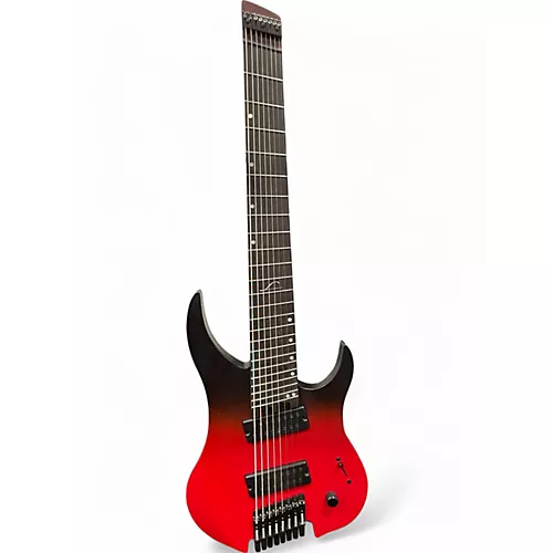 Used Legator GHOST 8 STRING Red Solid Body Electric Guitar Red