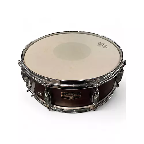 Used TAMA 5.5X14 Imperialstar Snare Burgundy Drum Burgundy 10