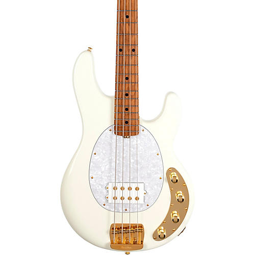 Ernie Ball Music Man StingRay Special H Electric Bass Guitar Ivory White