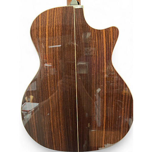 Used Taylor 814CE Left Handed Natural Acoustic Electric Guitar Natural