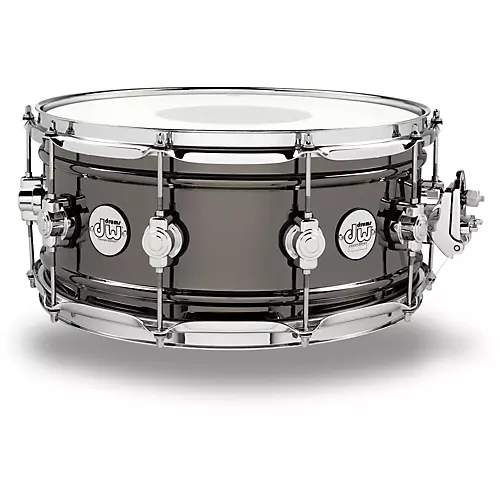 DW Design Series Black Nickel Over Brass Snare Drum 14x5.5 Inch