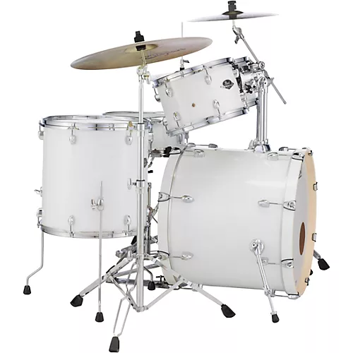 Pearl Export Standard 5-Piece Drum Set with Hardware Pure White