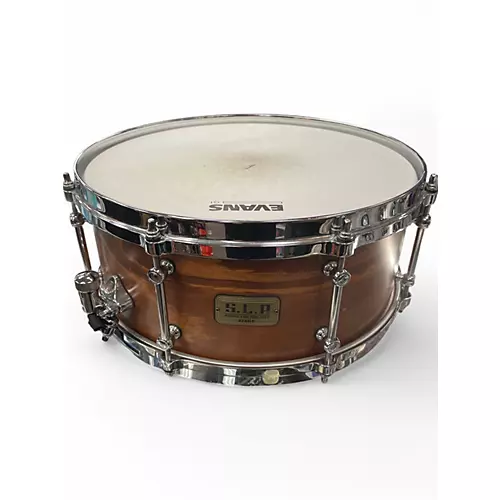 Used TAMA 14X6 SLP FAT SPRUCE Brown Drum Brown 212