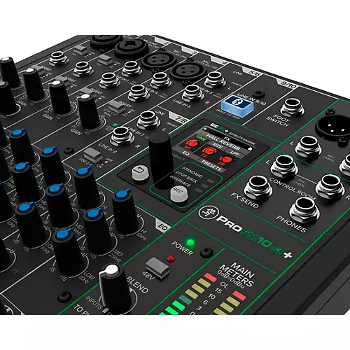 Mackie ProFX10v3+ 10-Channel Analog Mixer With Enhanced FX, USB Recording Modes & Bluetooth