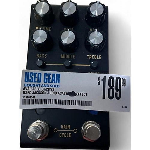 Used Jackson Audio ASABI Bass Effect Pedal