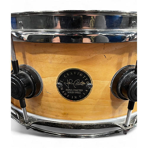 Used DW 13X5 J Craviatto Hand Crafted Drum Natural Maple Natural Maple 194