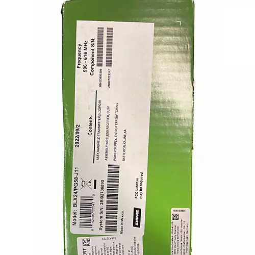 Used Shure PG58 Handheld Wireless System