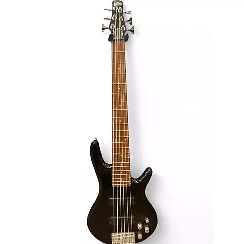 Used Ibanez GSR206 6 String Black Electric Bass Guitar Black