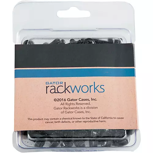 Gator Gator GRW-SCRW100 Rack Screws - 100 Pack