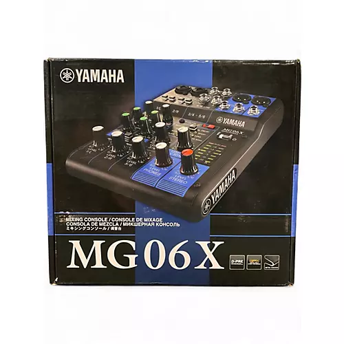 Used Yamaha MG06X Unpowered Mixer