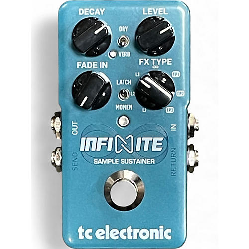 Used TC Electronic INFINITE SAMPLE SUSTAINER Effect Pedal