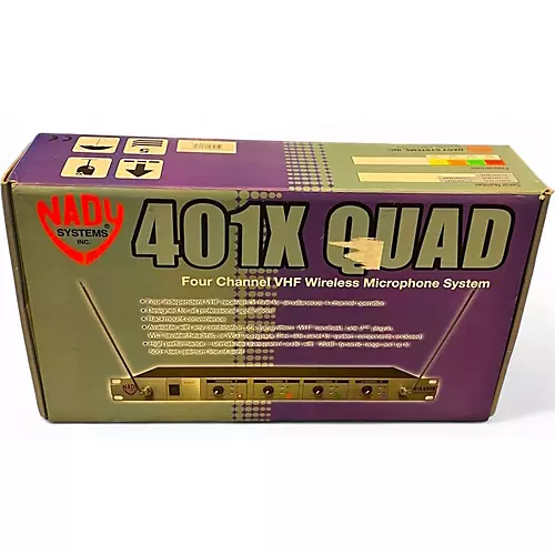 Used Nady 401X QUAD Handheld Wireless System