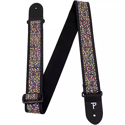 Perri's Studded Guitar Strap Rainbow Studs 2 in.
