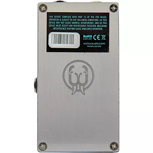 Walrus Audio Monument Harmonic Tap Tremolo V2 Effects Pedal Platinum