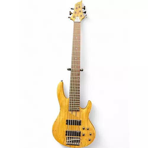 Used ESP LTD B-206SM Spalted Maple Electric Bass Guitar Spalted Maple