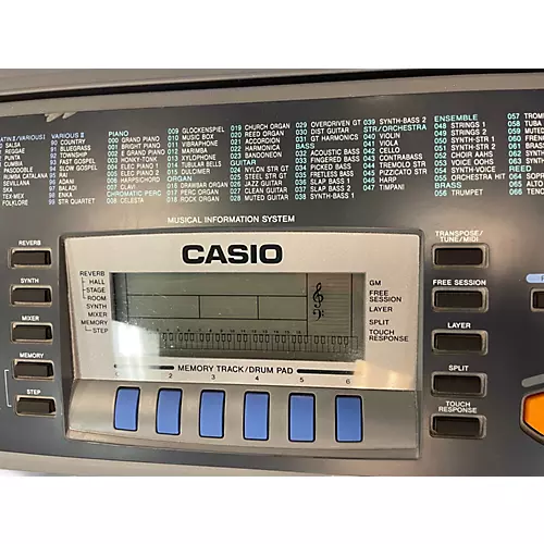 Used Casio WK 1250 Portable Keyboard