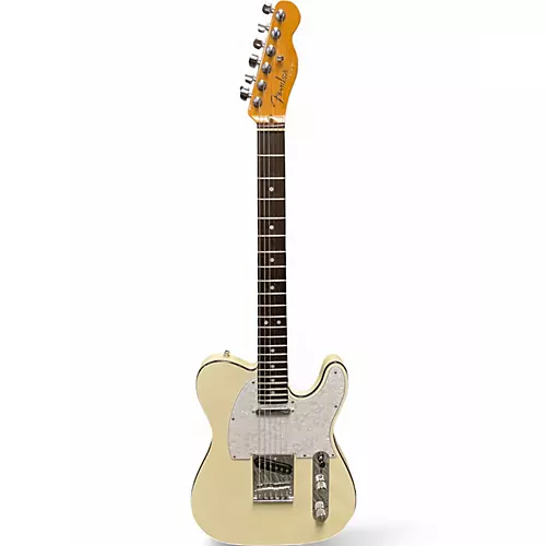 Used Fender American Ultra Telecaster Antique White Solid Body Electric Guitar Antique White