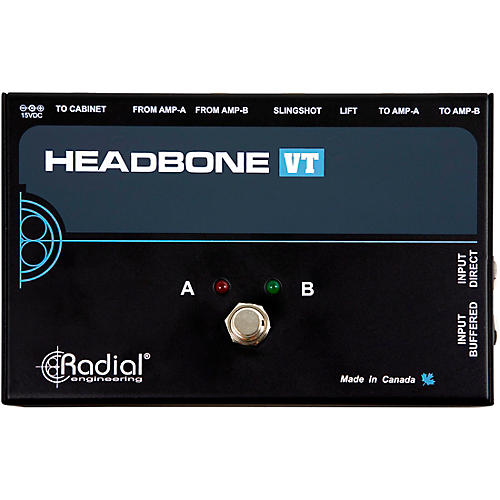 Radial Engineering Headbone VT Amp Head Switcher for Tube Amps