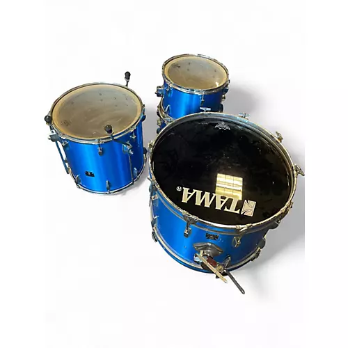 Used TAMA 4 Piece Imperialstar Blue Drum Kit Blue