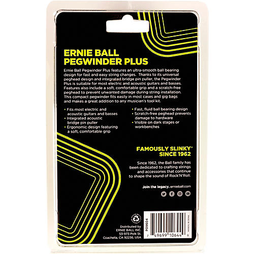 Ernie Ball Pegwinder Plus Black