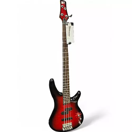 Used 2006 Ibanez SR300FM RED Electric Bass Guitar RED
