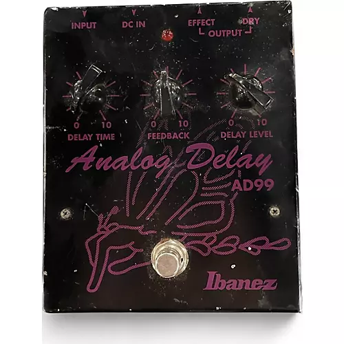 Vintage 1990s Ibanez AD99 Analog Delay Effect Pedal