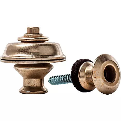 Dunlop Dual-Design Straplok System Vintage Nickel