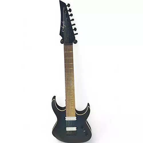 Used Agile Septor 725 7 String Blue Solid Body Electric Guitar Blue