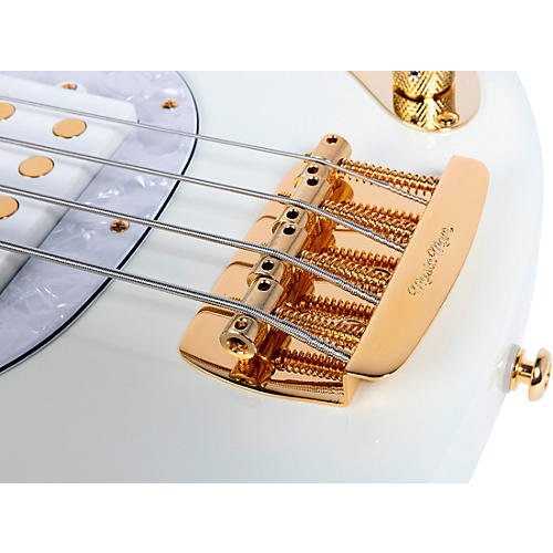 Ernie Ball Music Man StingRay Special H Electric Bass Guitar Ivory White