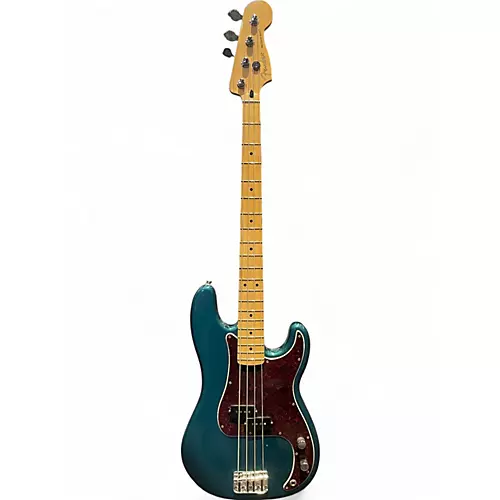 Used 2021 Fender 75th Anniversary Precision Bass TEAL Electric Bass Guitar TEAL