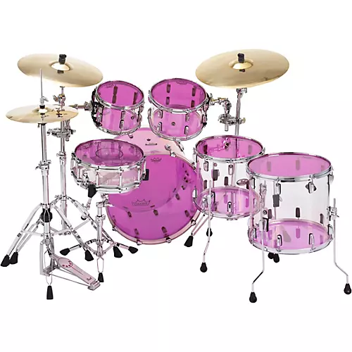 Remo Powerstroke P3 Colortone Pink Resonant Bass Drum Head With 5