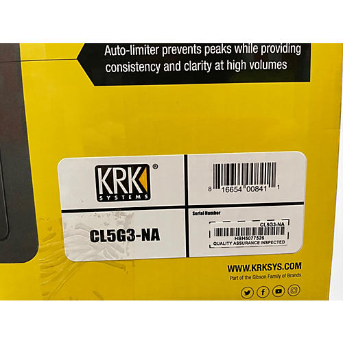 Used KRK CLASSIC 5 (PAIR) Powered Monitor