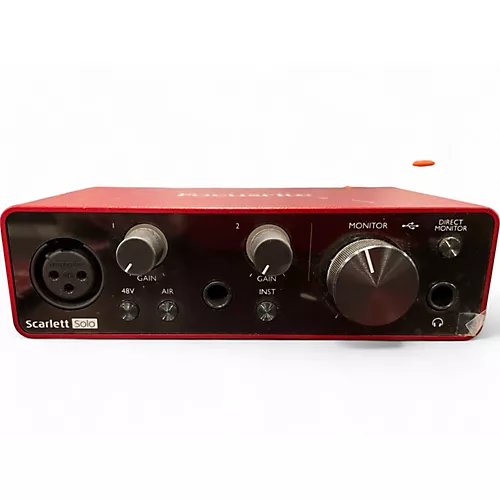 Used Focusrite Scarlett Solo Gen 3 Audio Interface