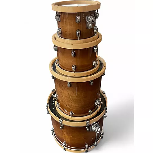 Used TAMA 4 Piece SLP Antique Burst Drum Kit Antique Burst