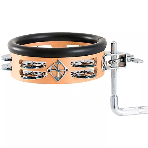 Dixon Little Roomer Mountable Wood Tambourine Black Coal Satin