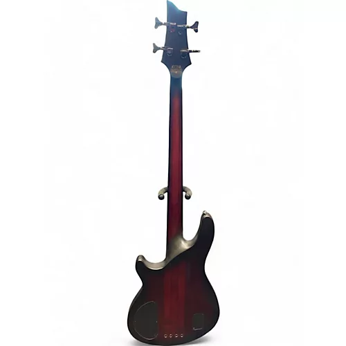 Used Schecter Guitar Research Hellraiser Extreme 4 String Crimson Red Burst Electric Bass Guitar Crimson Red Burst