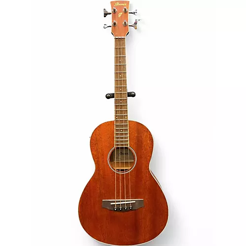 Used Ibanez PNB14EOPN Natural Acoustic Bass Guitar Natural