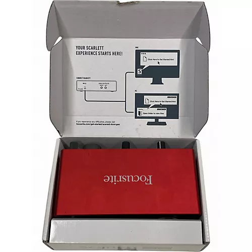 Used Focusrite Scarlett 2i2 Gen 3 Audio Interface
