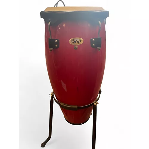 Used LP 11in Cosmic Percussion Conga Red Drum Red 29